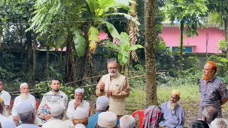 ফেনী-১ আসনের প্রার্থী এড. এস এম কামাল উদ্দিনের (জামায়াতে ইসলামী) নিজ এলাকার প্রবীণ মুরুব্বী ও গণ্যমান্য ব্যক্তিবর্গের সঙ্গে সৌহার্দ্যপূর্ণ মতবিনিময়